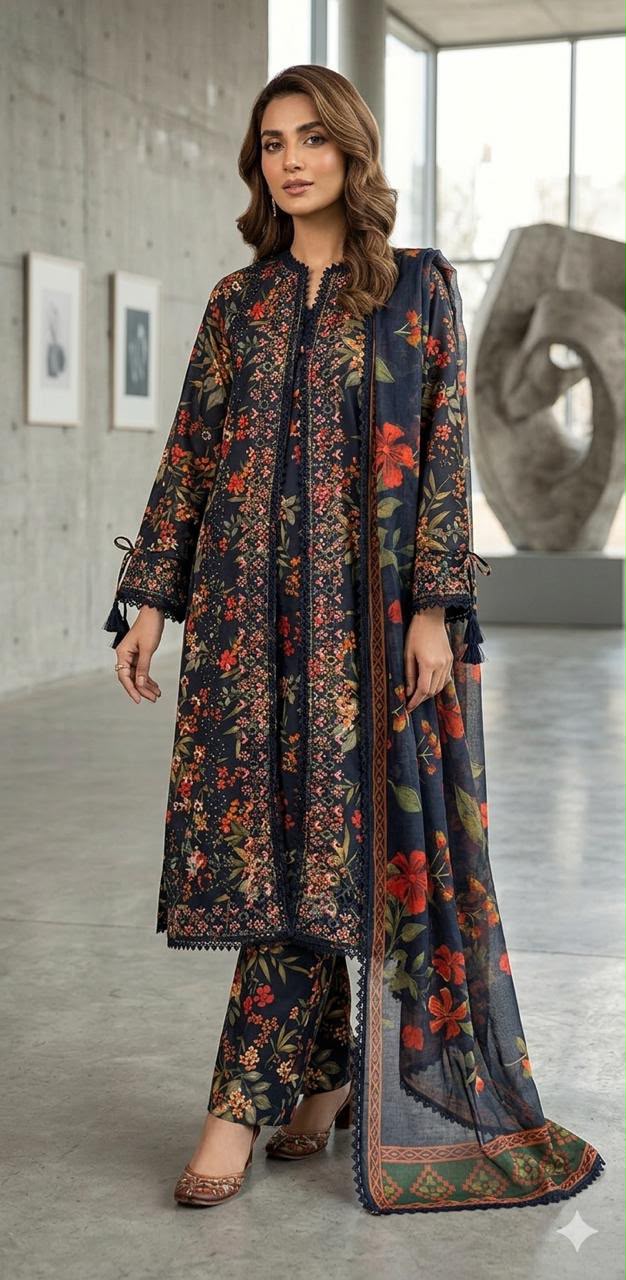 Gond Heritage 4Piece Printed outfit - Image 2